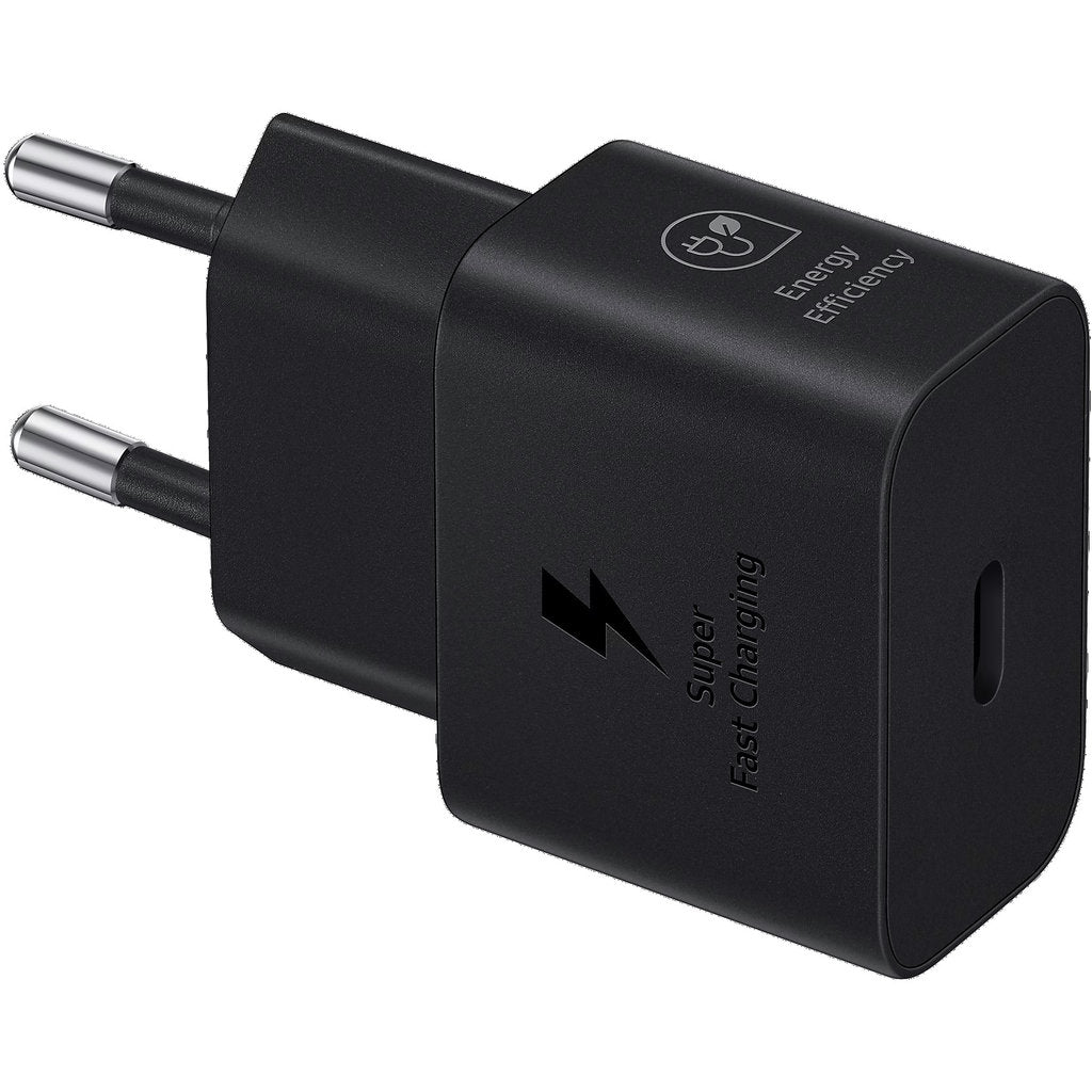 Samsung 25W Energy Efficiency (GaN) USB-C Travel Adapter Black w/o cable