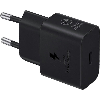 Samsung 25W Energy Efficiency (GaN) USB-C Travel Adapter Black w/o cable