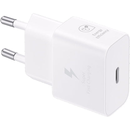Samsung 25W Energy Efficiency (GaN) USB-C Travel Adapter White w/o cable