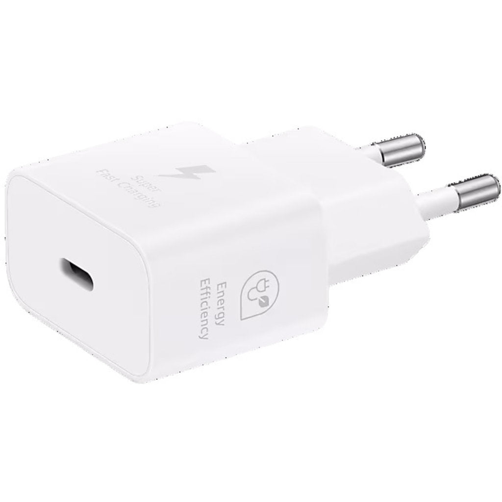 Samsung 25W Energy Efficiency (GaN) USB-C Travel Adapter White w/o cable