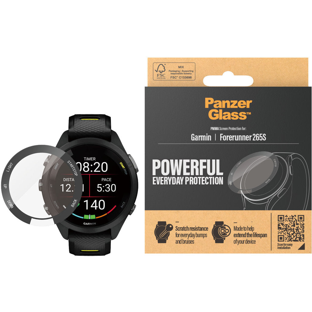 PanzerGlass Garmin Forerunner 265s Black