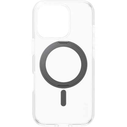 CARE by PanzerGlass Feature Case Transparent w. Black Kickstand & MagSafe iPhone 16 Pro