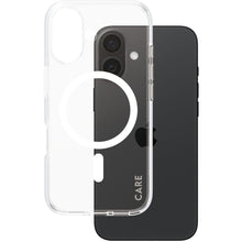 CARE by PanzerGlass Flagship Case Transparent Urban Combat w. White MagSafe iPhone 16