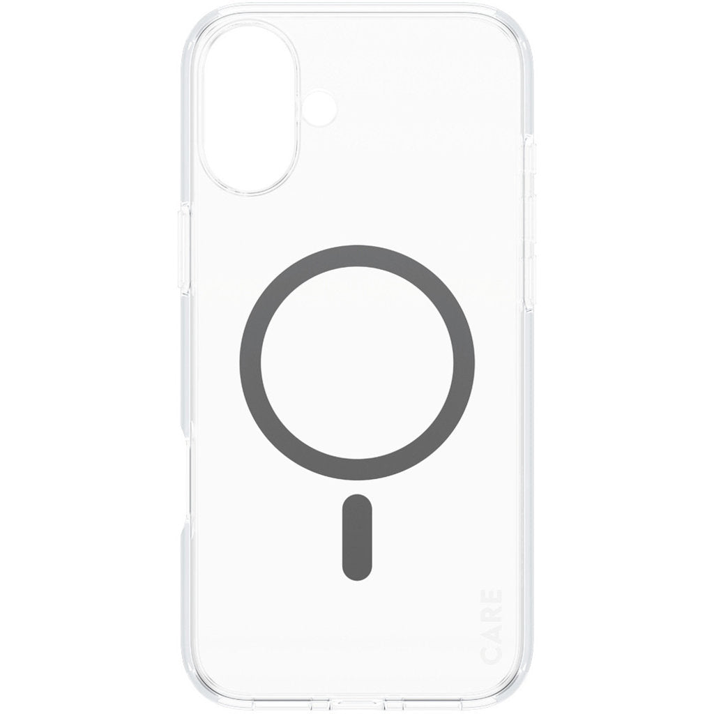 CARE by PanzerGlass Flagship Case Transparent Urban Combat w. Black MagSafe iPhone 16 Plus