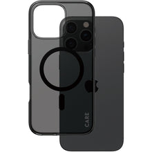 CARE by PanzerGlass Flagship Case Smokey w. Black MagSafe iPhone 16 Pro Max