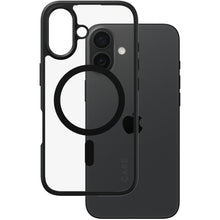 CARE by PanzerGlass Flagship Case Transparent Urban Combat w. Black Frame & MagSafe iPhone 16