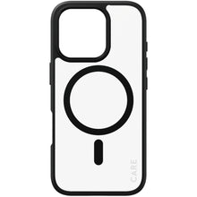 CARE by PanzerGlass Flagship Case Transparent Urban Combat w. Black Frame & MagSafe iPhone 16 Pro