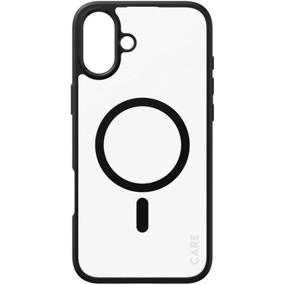 CARE by PanzerGlass Flagship Case Transparent Urban Combat w. Black Frame & MagSafe iPhone 16 Plus