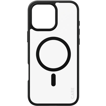 CARE by PanzerGlass Flagship Case Transparent Urban Combat w. Black Frame & MagSafe iPhone 16 Pro Max