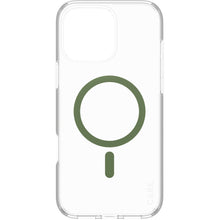 CARE by PanzerGlass Flagship Case Transparent Urban Combat w. Green MagSafe iPhone 16 Pro Max