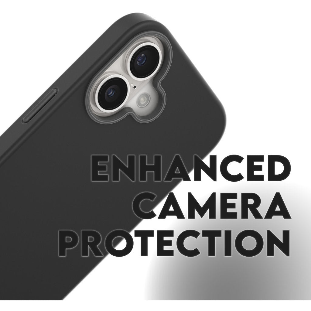 CARE by PanzerGlass Fashionable Case Black w. MagSafe iPhone 16