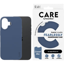 CARE by PanzerGlass Fashionable Case Blue w. MagSafe iPhone 16