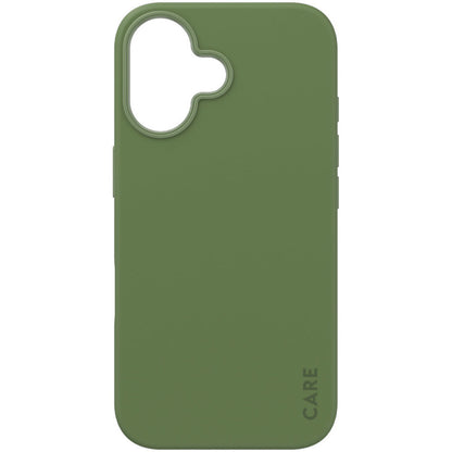 CARE by PanzerGlass Fashionable Case Green w. MagSafe iPhone 16