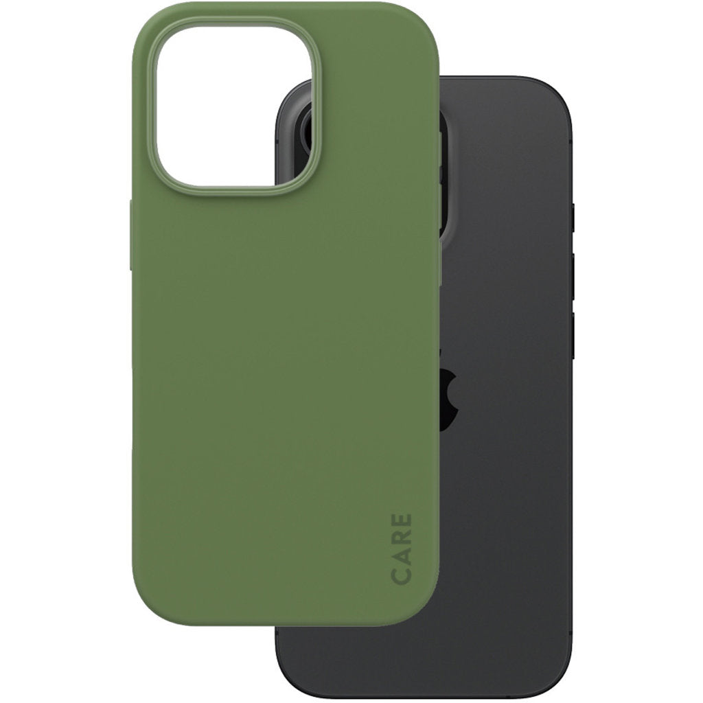 CARE by PanzerGlass Fashionable Case Green w. MagSafe iPhone 16 Pro