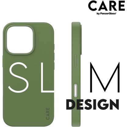 CARE by PanzerGlass Fashionable Case Green w. MagSafe iPhone 16 Pro