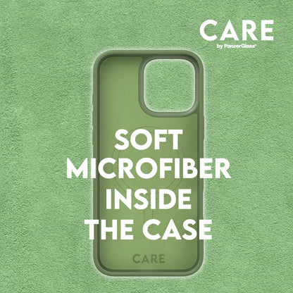 CARE by PanzerGlass Fashionable Case Green w. MagSafe iPhone 16 Pro Max