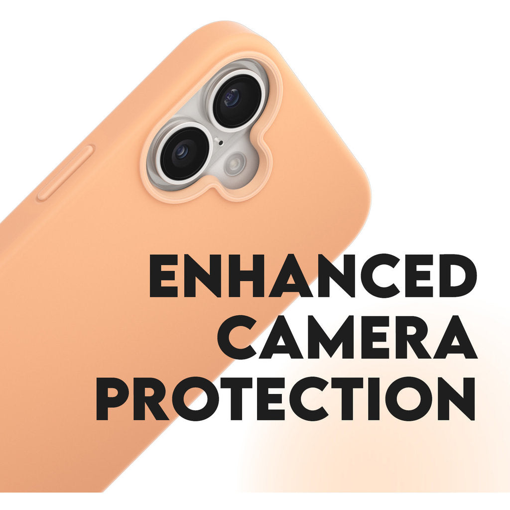 CARE by PanzerGlass Fashionable Case Peachy w. MagSafe iPhone 16