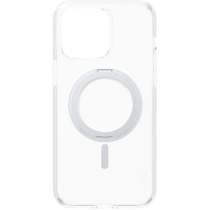CARE by PanzerGlass Feature Case Transparent w. Silver Kickstand & MagSafe iPhone15 Pro Max