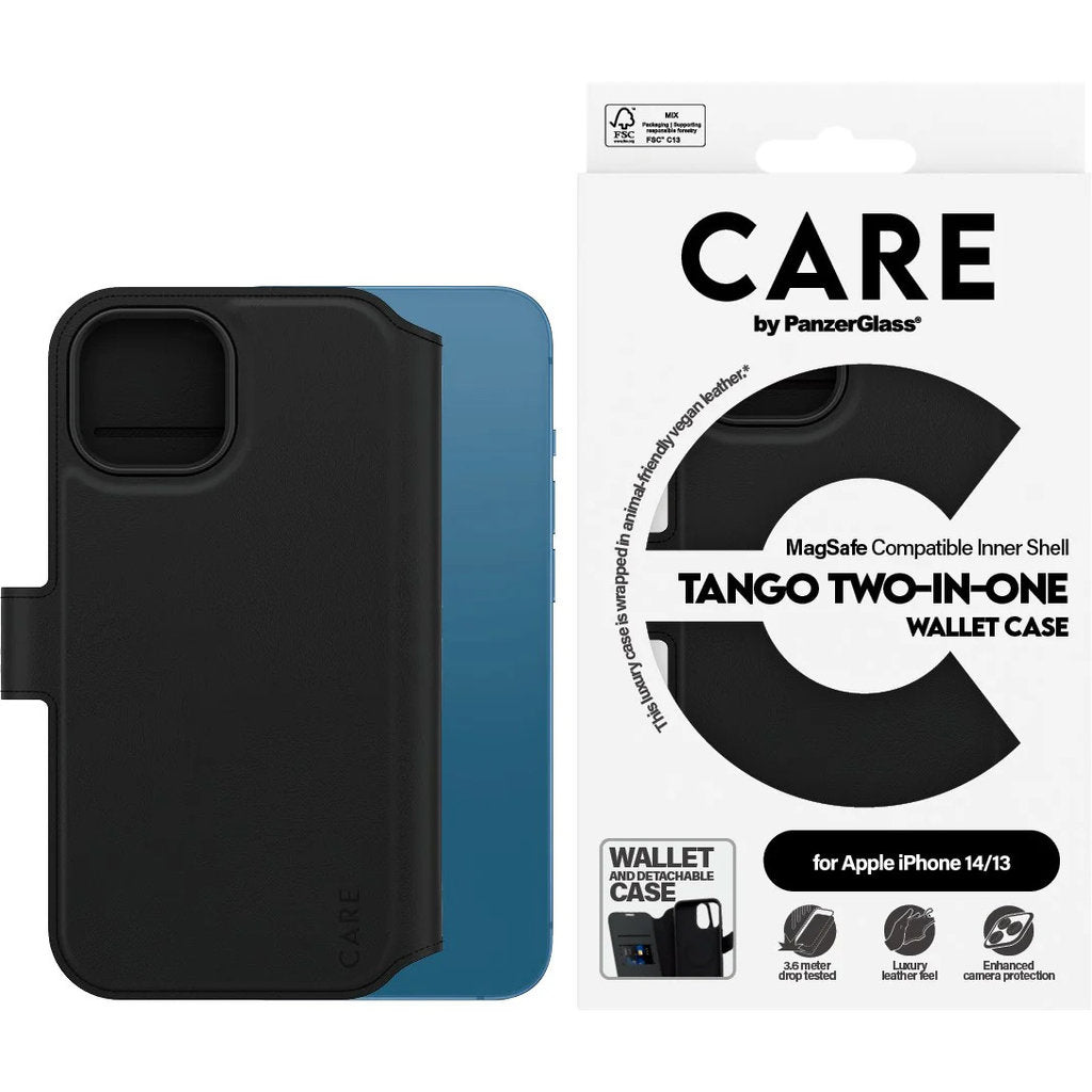 CARE by PanzerGlass Feature Case Tango Two-in-One Wallet w. MagSafe iPhone 14