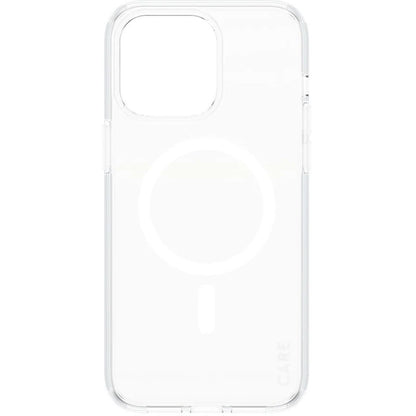 CARE by PanzerGlass Flagship Case Transparent Urban Combat w. White MagSafe iPhone 15 Pro Max