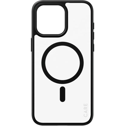 CARE by PanzerGlass Flagship Case Transparent Urban Combat w. Black MagSafe iPhone 15 Pro Max