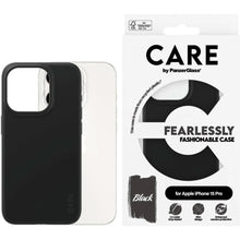 CARE by PanzerGlass Fashionable Case Black iPhone 15 Pro