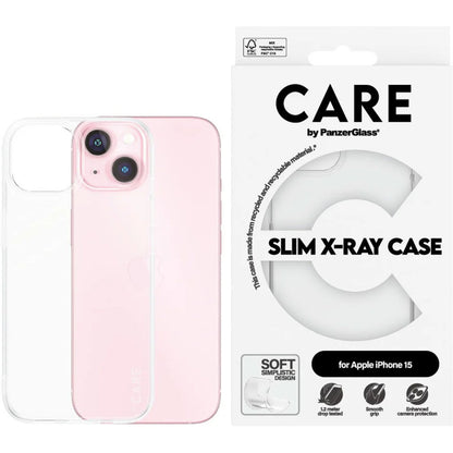 CARE by PanzerGlass Fashionable Case Transparent X-Ray Soft Basic iPhone 15