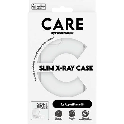 CARE by PanzerGlass Fashionable Case Transparent X-Ray Soft Basic iPhone 15