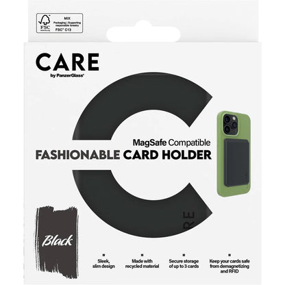 CARE by PanzerGlass Fashionable Card Holder Black