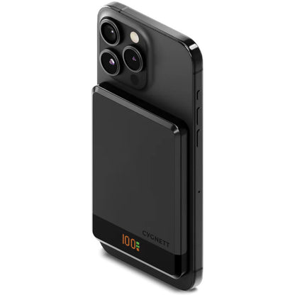 Cygnett MagSlim 5.000mAh Powerbank Black