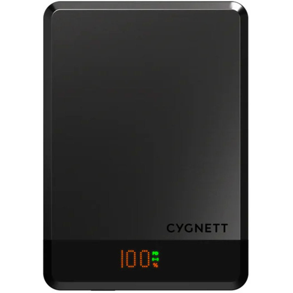 Cygnett MagSlim 5.000mAh Powerbank Black