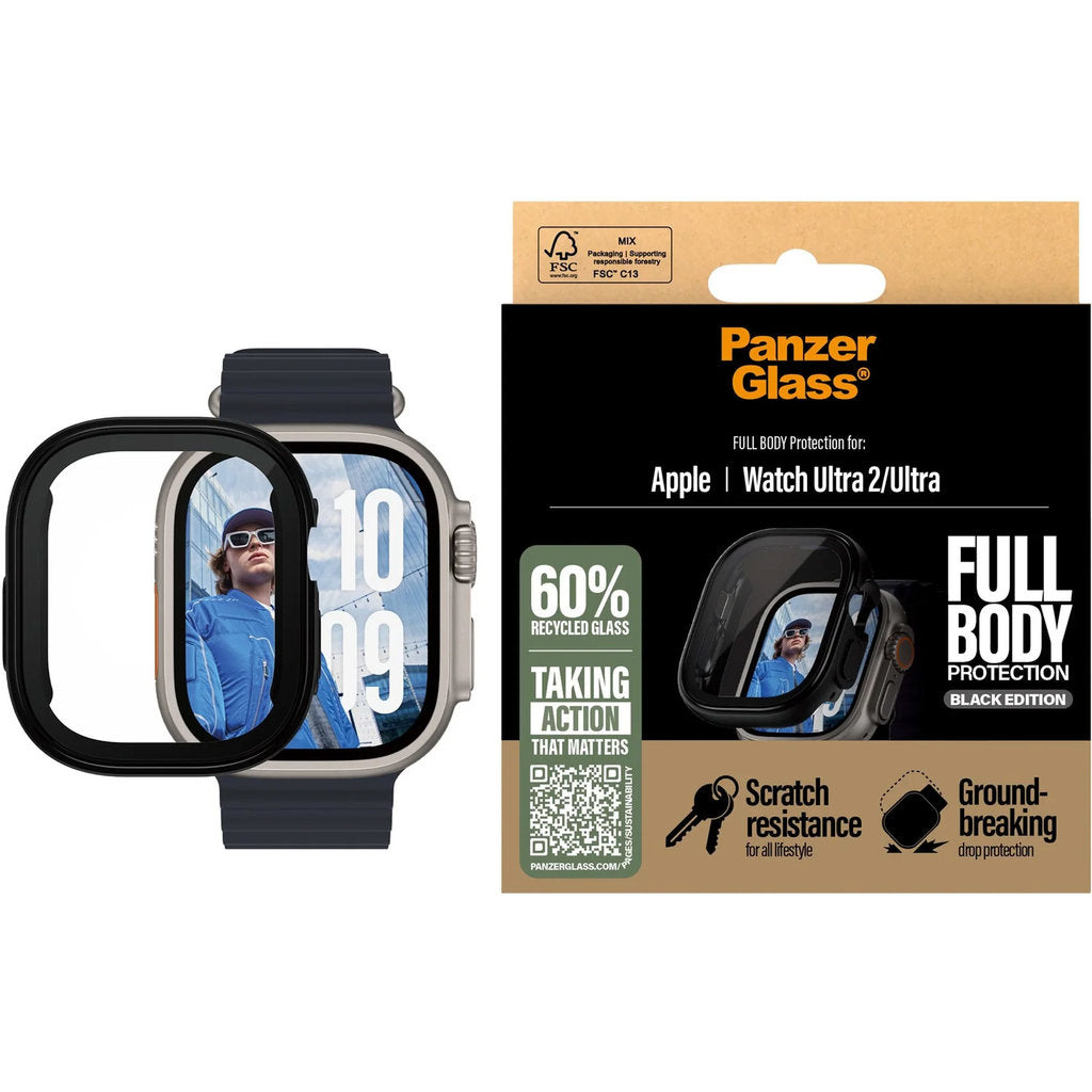 PanzerGlass Full Body Snappie Apple Watch Ultra/Ultra2 - Black