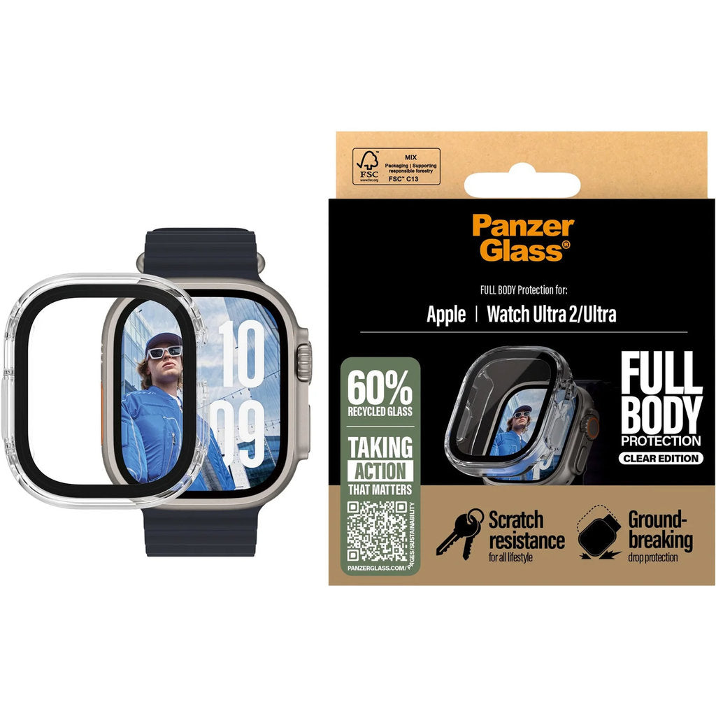 PanzerGlass Full Body Snappie Apple Watch Ultra/Ultra2 - Transparent