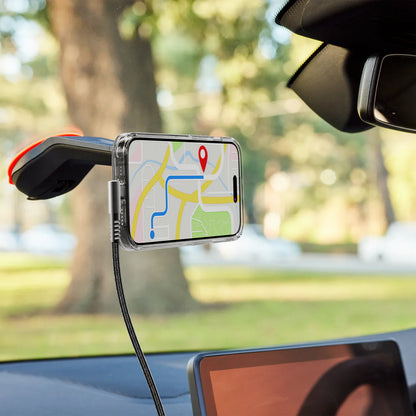 Cygnett Unite Right Angled Braided Lighting to USB-C Cable 1m Black