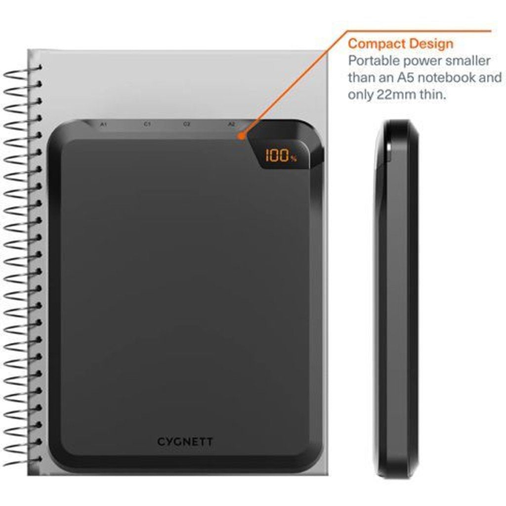 Cygnett VertPWR 25K Powerbank Obsidian