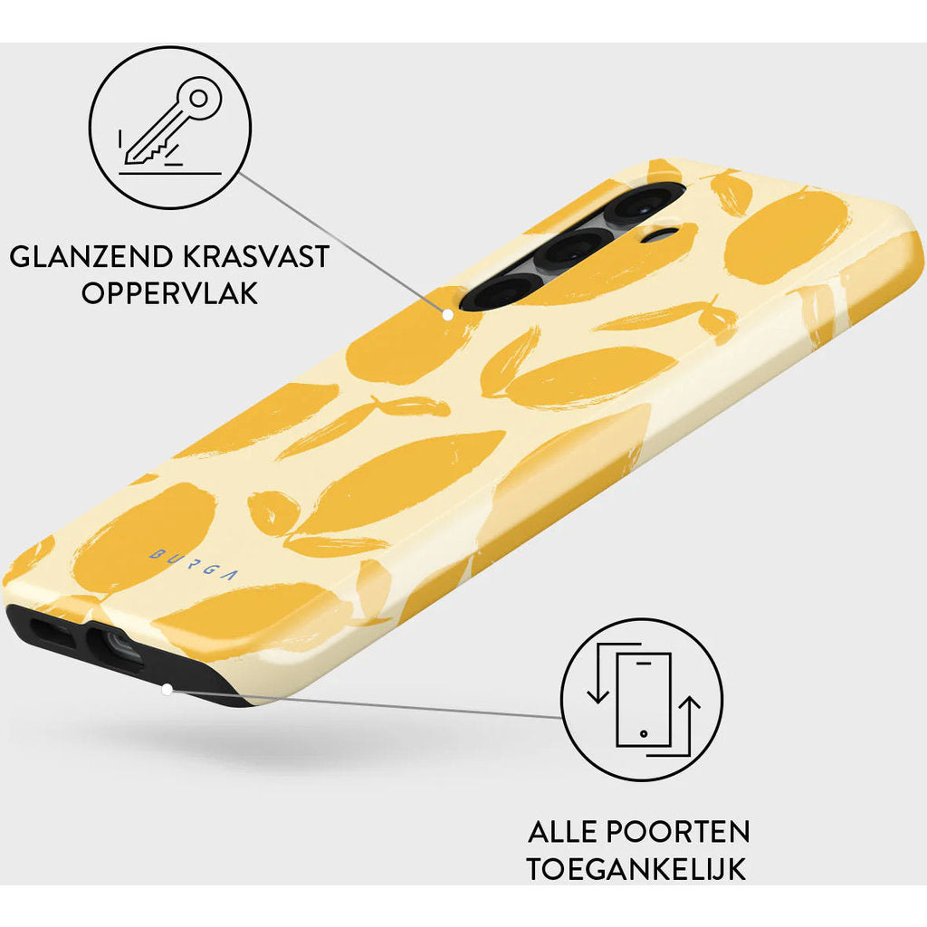 Burga Tough Case Samsung Galaxy S25 - Lemon Tart