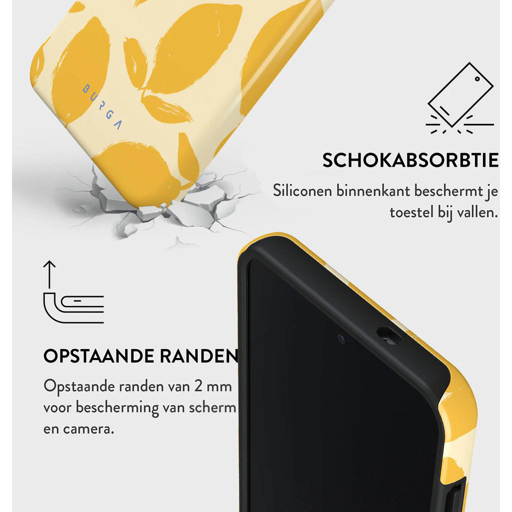 Burga Tough Case Samsung Galaxy S25 - Lemon Tart