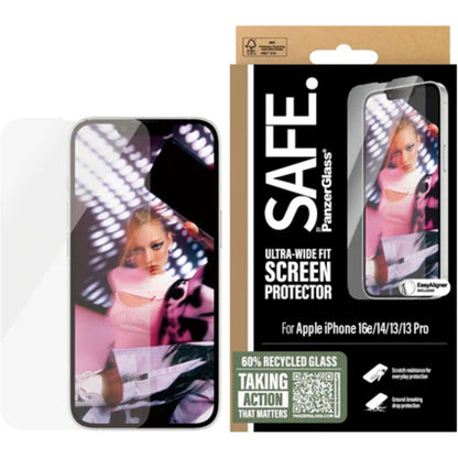 SAFE by Panzerglass Apple iPhone 16e/14/13/13 Pro - Ultra-Wide-Fit