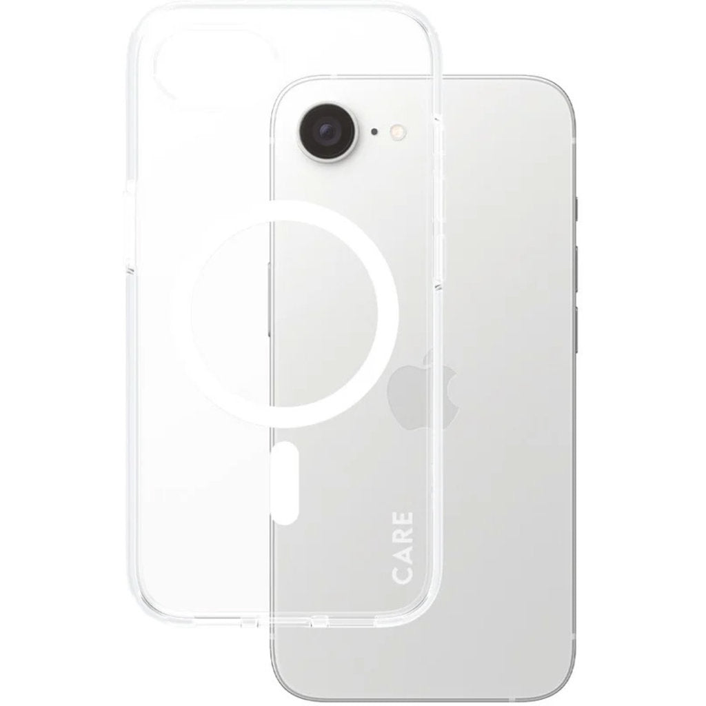 CARE by PanzerGlass Flagship Case Transparent Urban Combat w. White MagSafe iPhone 16e