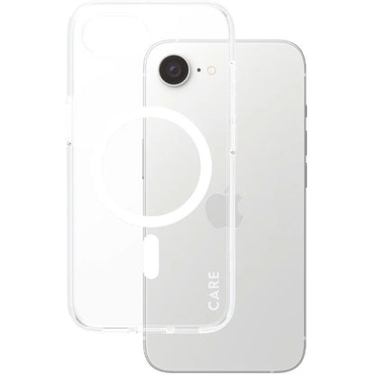 CARE by PanzerGlass Flagship Case Transparent Urban Combat w. White MagSafe iPhone 16e