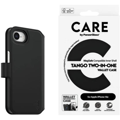 CARE by PanzerGlass Feature Case Tango Two-in-One Wallet iPhone 16e
