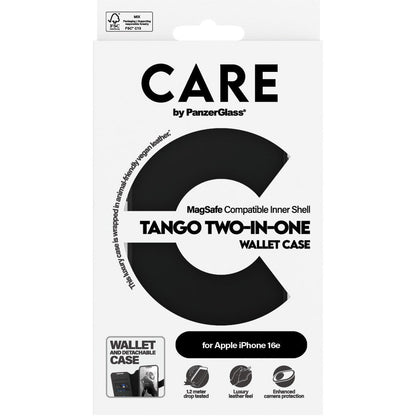 CARE by PanzerGlass Feature Case Tango Two-in-One Wallet iPhone 16e