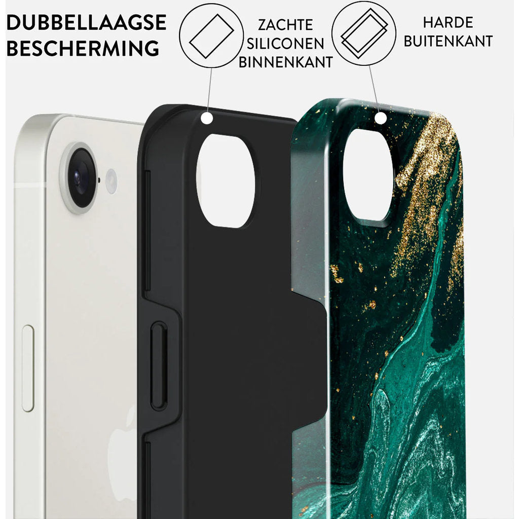 Burga Tough Case Apple iPhone 16e - Emerald Pool