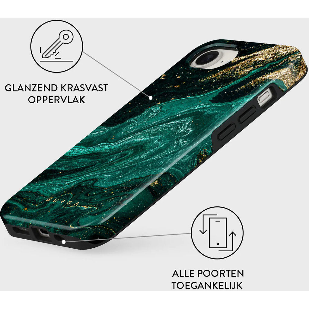 Burga Tough Case Apple iPhone 16e - Emerald Pool