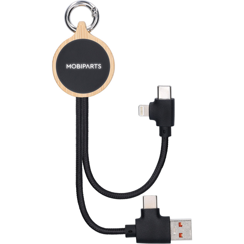 Mobiparts 4-in-1 Multicable Bamboo