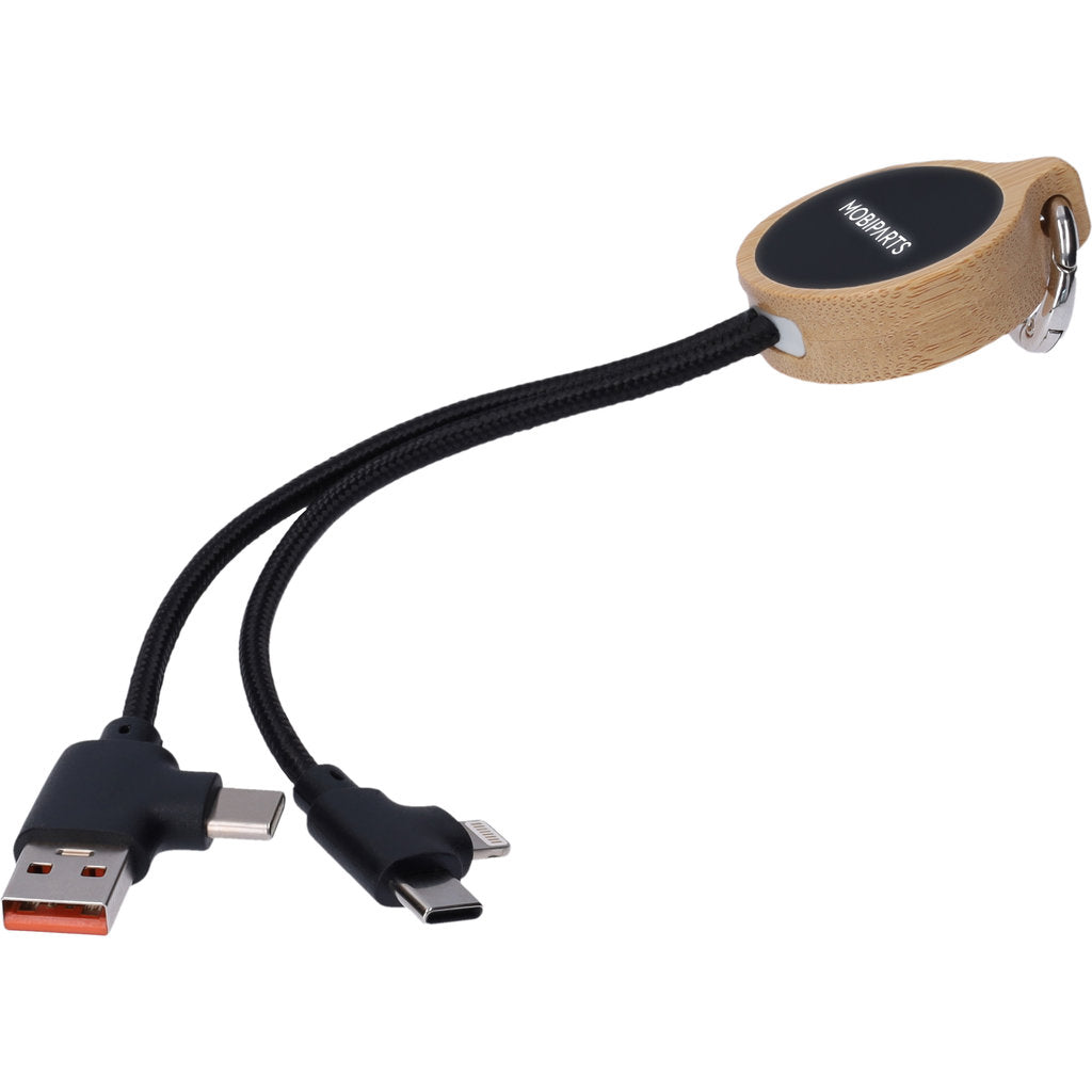 Mobiparts 4-in-1 Multicable Bamboo