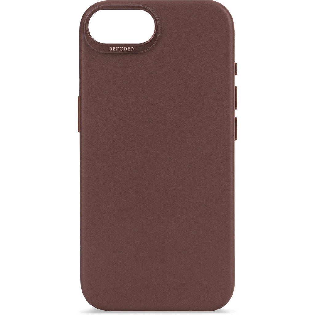 Decoded Leather Backcover Apple iPhone 16e Chocolate Brown
