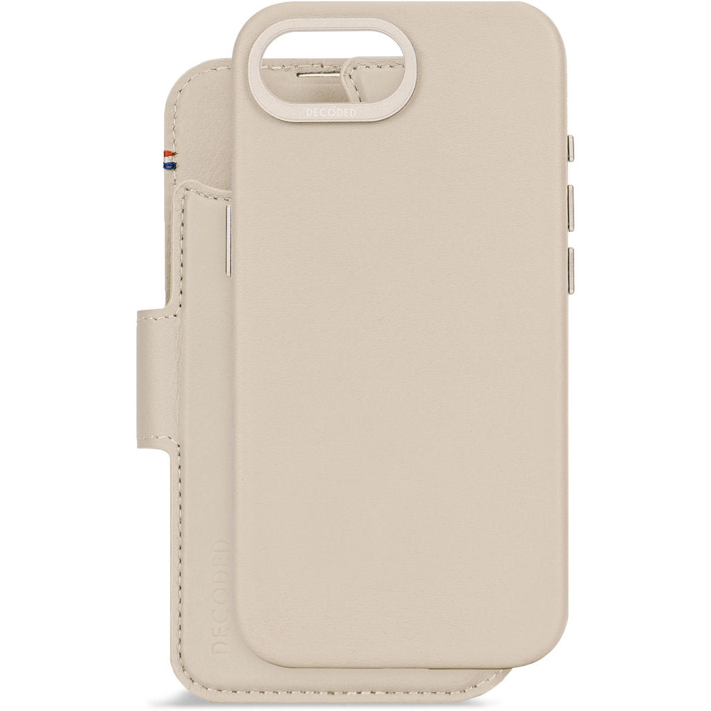 Decoded Leather Detachable Wallet Apple iPhone 16e Clay