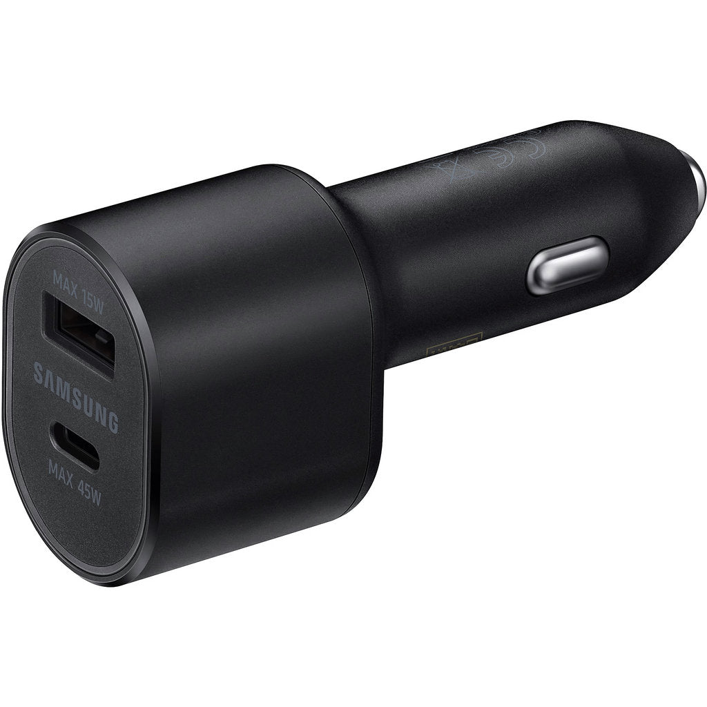 Samsung Dual Port Car Charger 45W/15W incl USB-C to USB-C cable