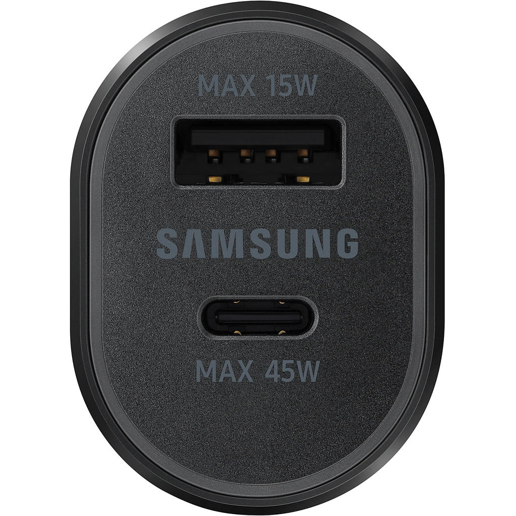 Samsung Dual Port Car Charger 45W/15W incl USB-C to USB-C cable